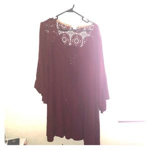 Hot Red Peasant Dress 💋